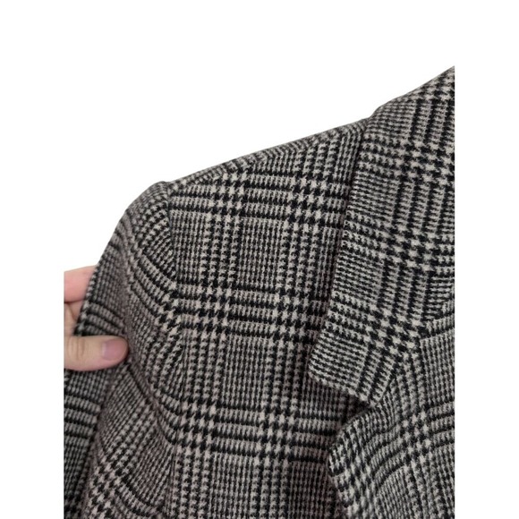 Chelsea Campbell Glen Plaid Blazer Eclectic Grandpa Preppy Wool Corpcore 10P - Picture 8 of 10